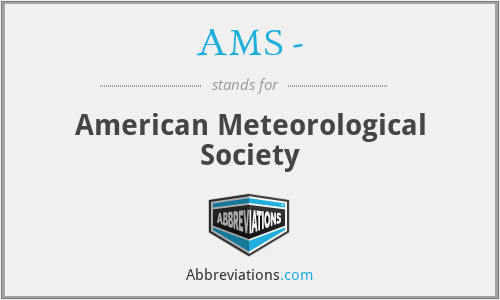 AMS - - American Meteorological Society